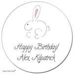 Sugar Cookie Gift Stickers - Baby Bunny